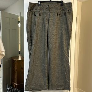 Size 24 Gold and black Lane Bryant slacks